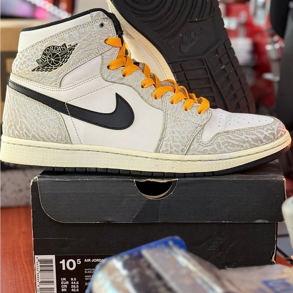 Air Jordan 1 High White Elephant size 10.5 - Picture 2 of 10